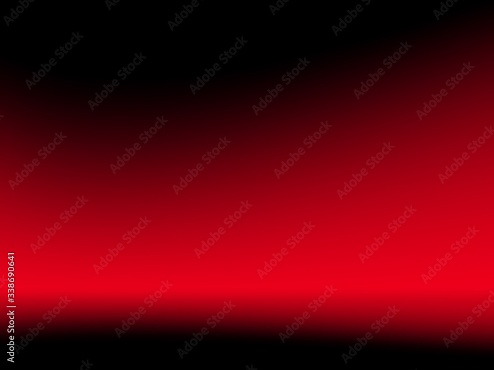 Black and red background. Abstract red background, can be used for valentines or Christmas design layout, studio, web template, room and report with smooth gradient color.
