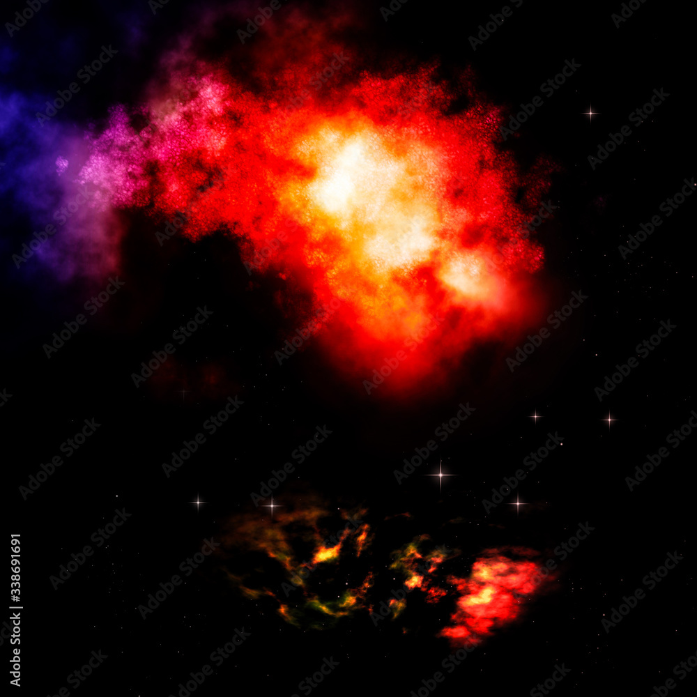 Being shone nebula Being shone nebula