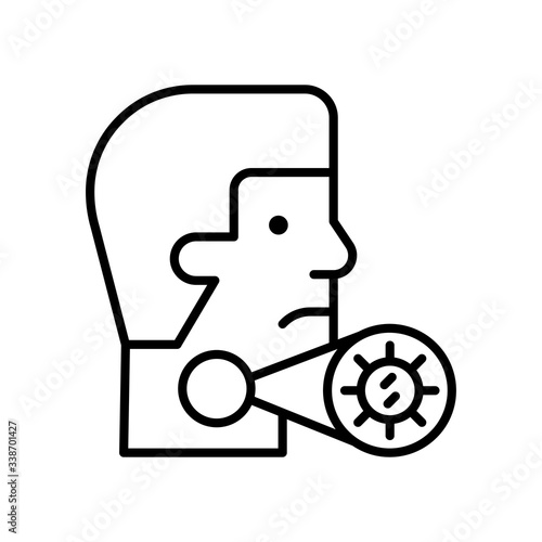 Virus Alert vVector Icon