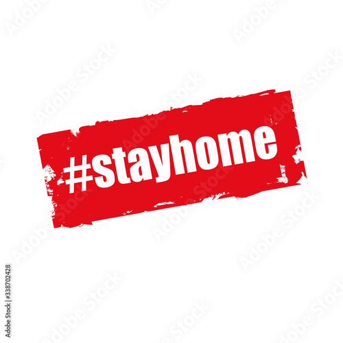 #stayhome Corona Button