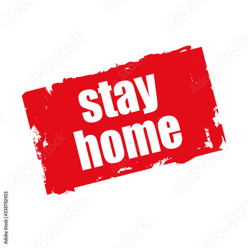 stayhome Corona Button