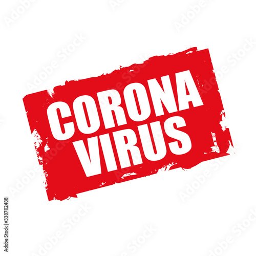 Corona Virus Button