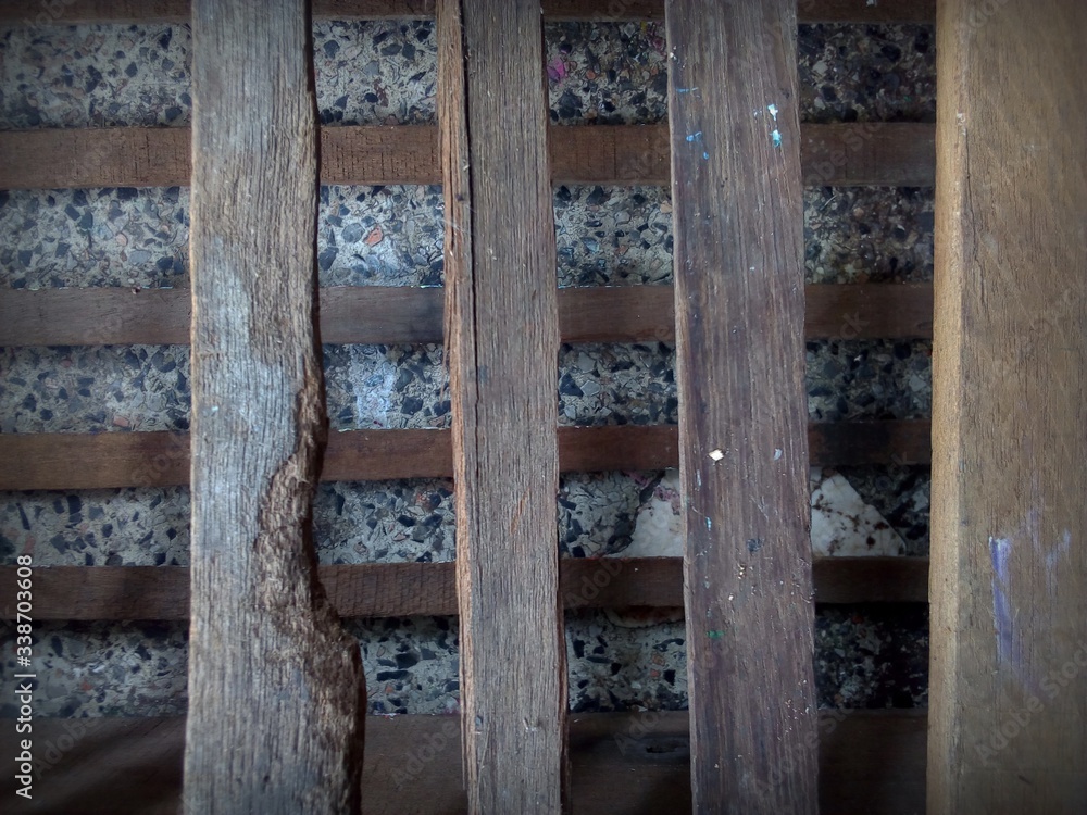 Photo The shadow of the wooden from Thailand Photo The shadow of the wooden from Thailand