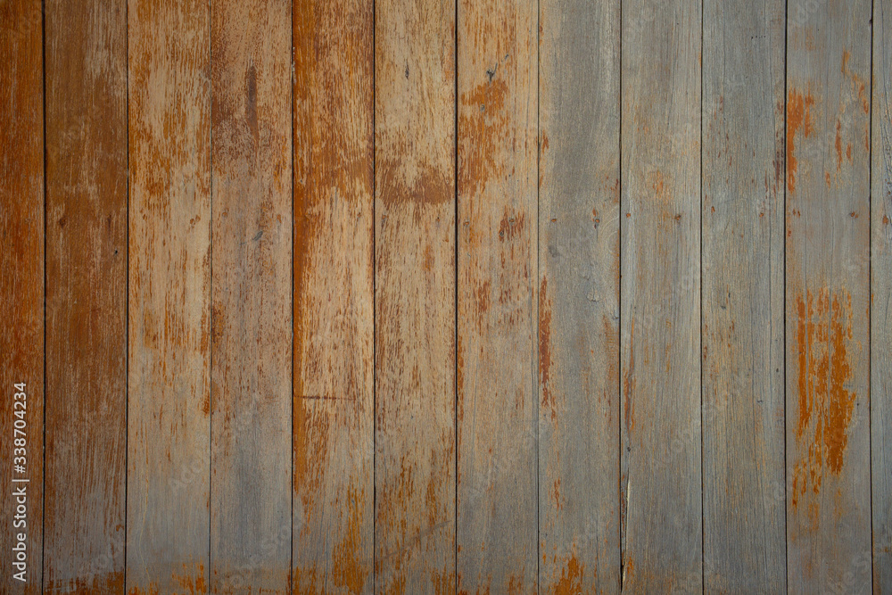 Naklejka premium The pattern of brown wood plate used to make parquet for flooring, wall or as table top.