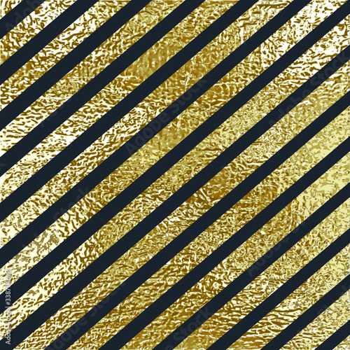 Gold pattern. Abstract golden  background. Vector illustration. Copper foil diagonal line Bronze glitter stripes Geometric pattern. Stylish texture Abstract miniAbstract minimal backdrop Patina effect