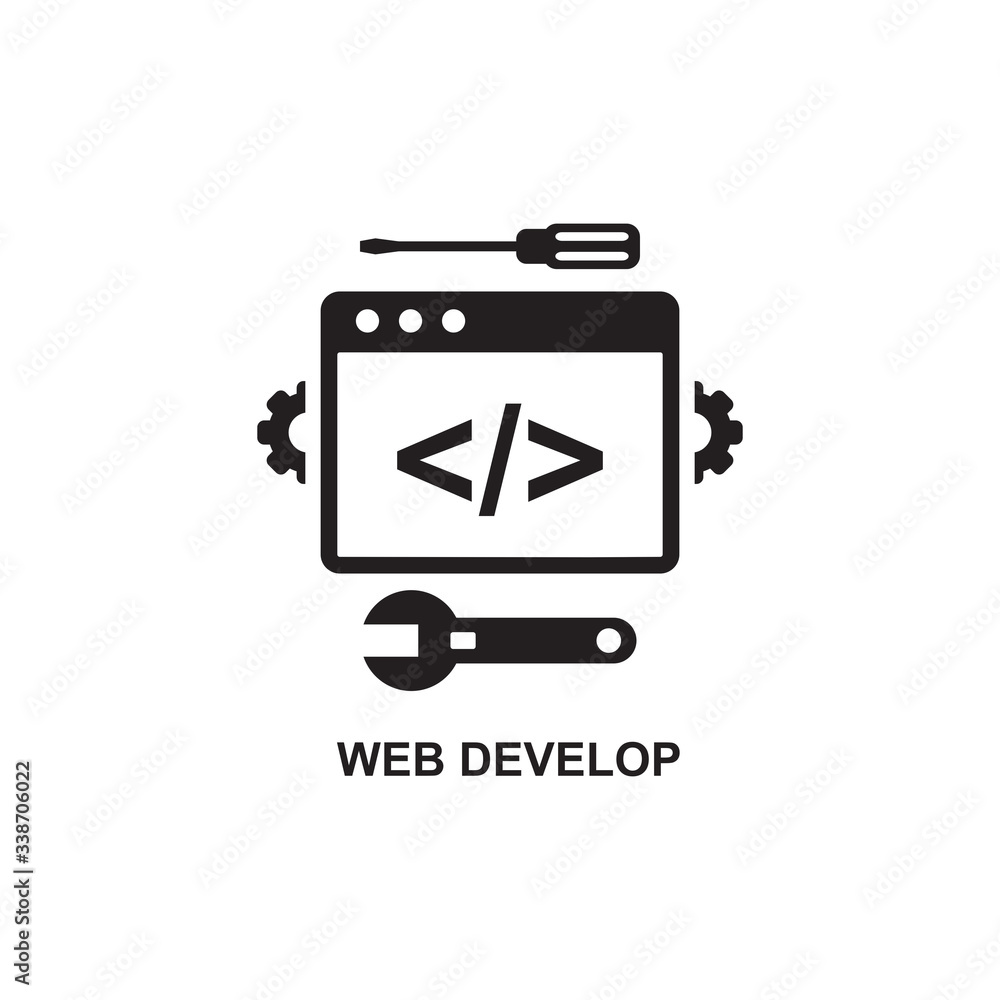 WEB DEVELOPEMENT ICON WEB DEVELOPEMENT ICON