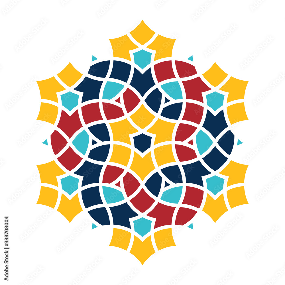 Islamic seamless vector mandala