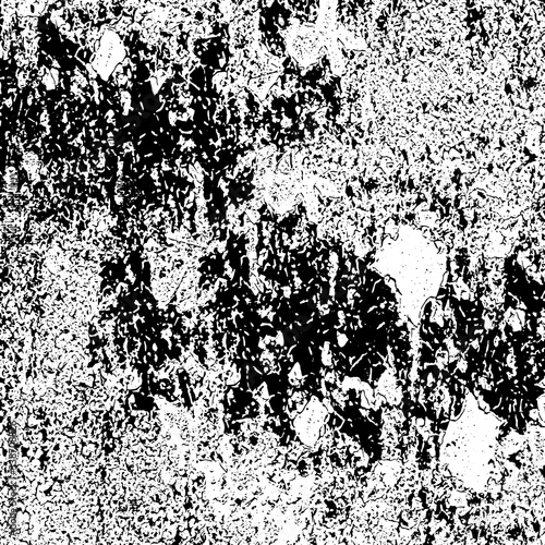 Wallpaper Mural Black and white grunge texture. Abstract pattern of scratches, dirt, dust, and chips. Dirty worn out background Torontodigital.ca