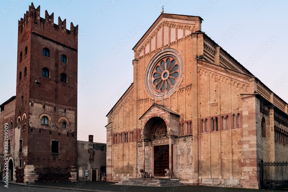 View of the church of St. Zeno in Verona.