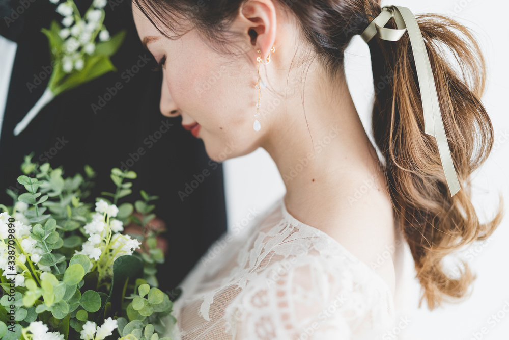 Naklejka premium 花嫁