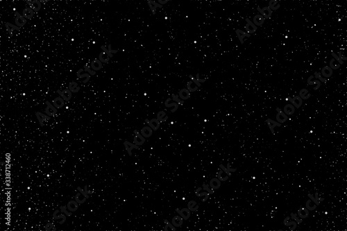 Abstract space background. Illustration of outer space and a large number of stars. © Anna