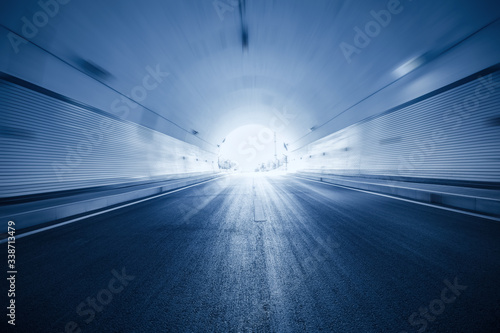 tunnel motion blur background