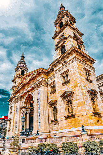 Canvas Print BUDAPEST, HUNGARY-MAY 06, 2016: St