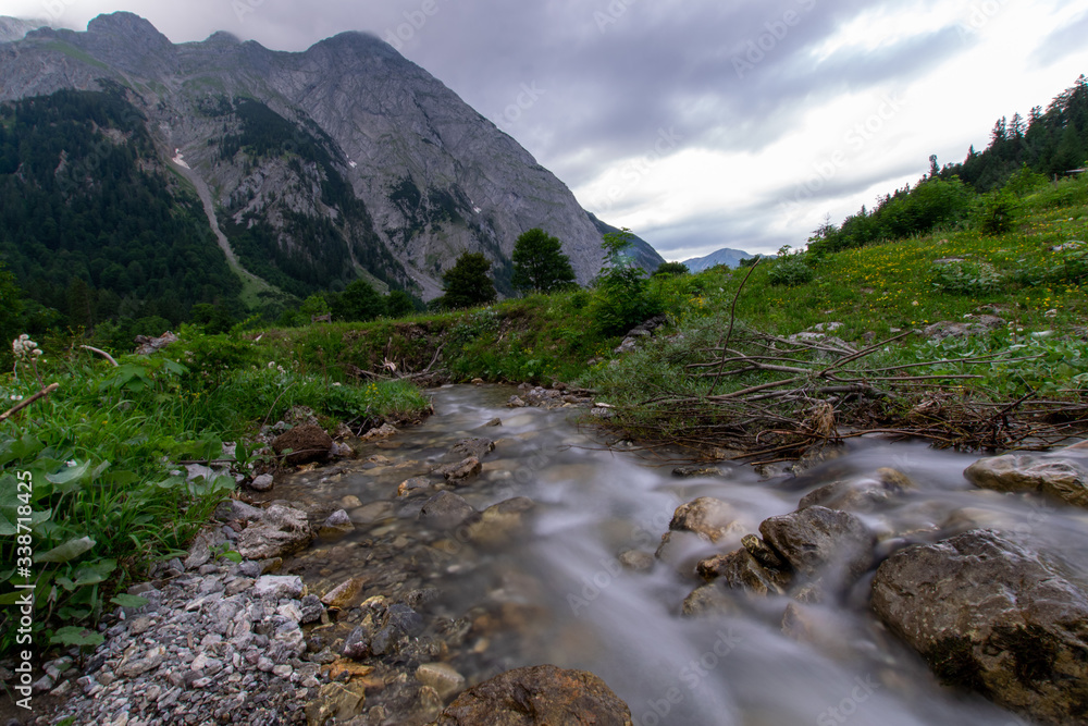 water scenery in the alps water scenery in the alps