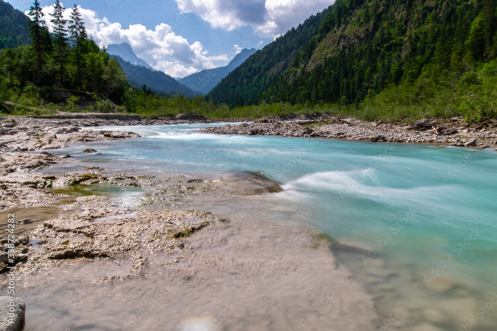 water scenery in the alps water scenery in the alps