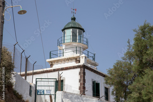 Lighthouse of Santorini Island photo