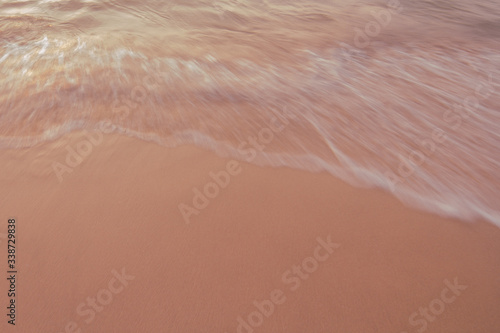 Stunning sunset on the beach during Phuket lockdown from Corona virus.