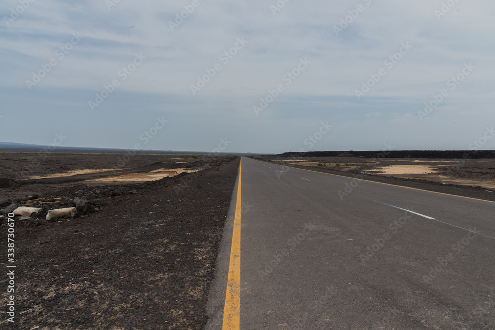 Fototapeta premium Road to Danakil Depression, Ethiopia