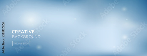 Abstract gradient white blue medical banner background