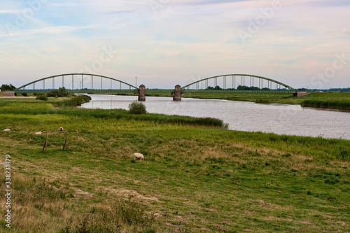 Doppelbogen Bridge at the River Eider