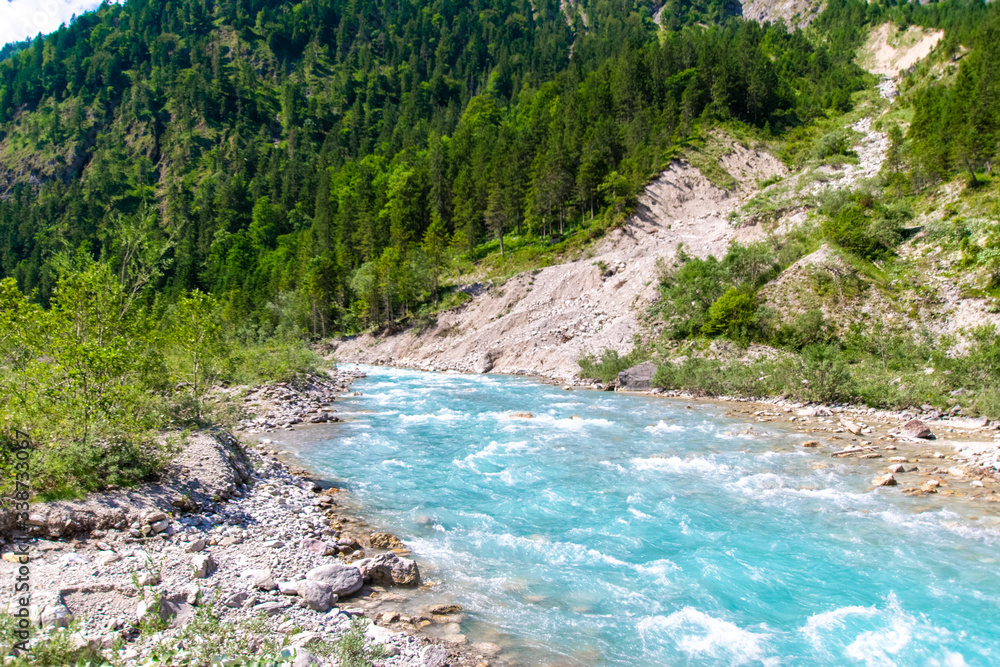 water scenery in the alps water scenery in the alps