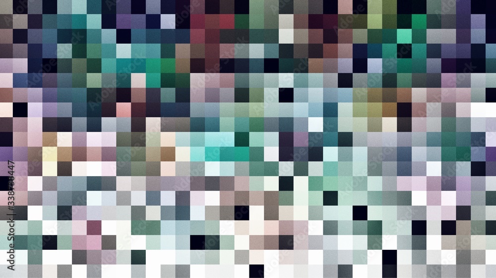 colorful abstract mosaic with a rough texture background. colorful square pattern background. Picture for creative wallpaper or design art work. Backdrop have copy space for text.