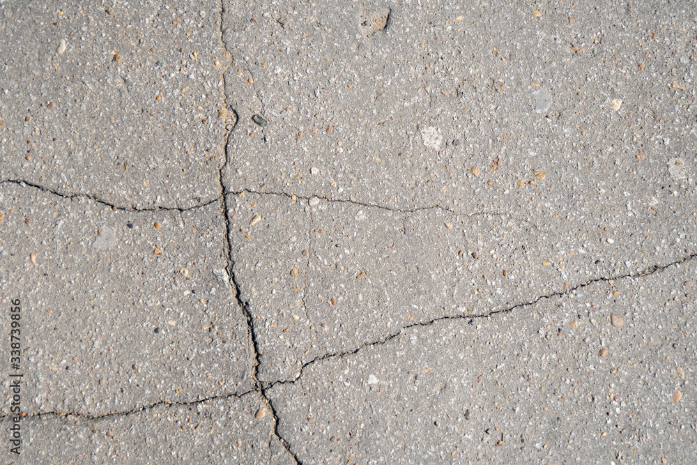 Fototapeta premium natural texture background cracked asphalt