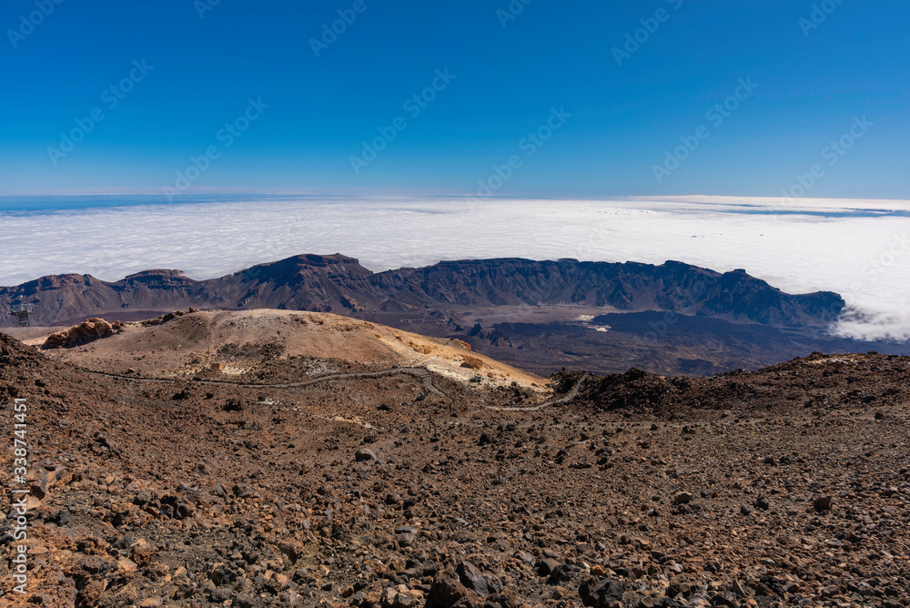 Natural park of Teide volcano (Tenerife, Canary Islands - Spain).