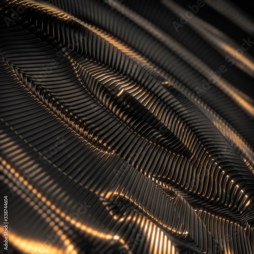 Wallpaper Mural Dark Gold Metal Surface Square Wallpaper Torontodigital.ca