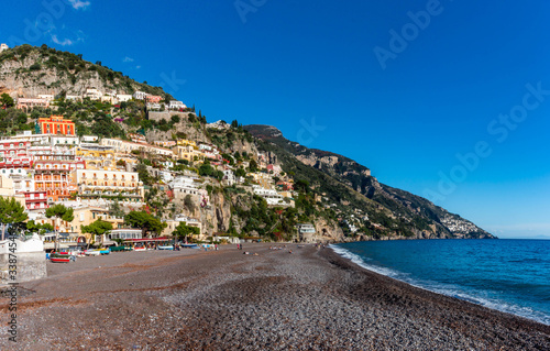 Positano village on Amalfi coast, Italy