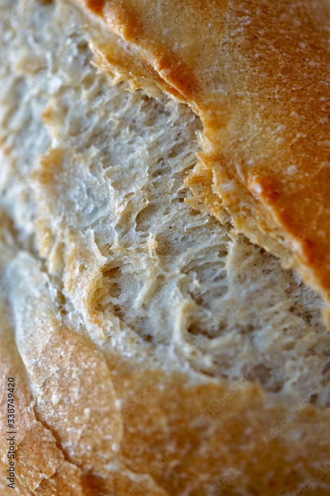delicious baked bread,  healthy food