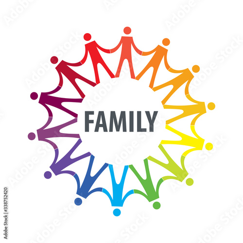 Vector Party People Logo Template