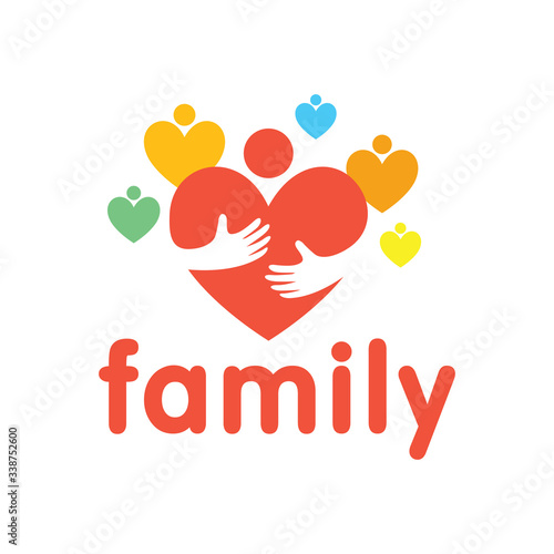 Icon of kindness and charity, Hands and heart.