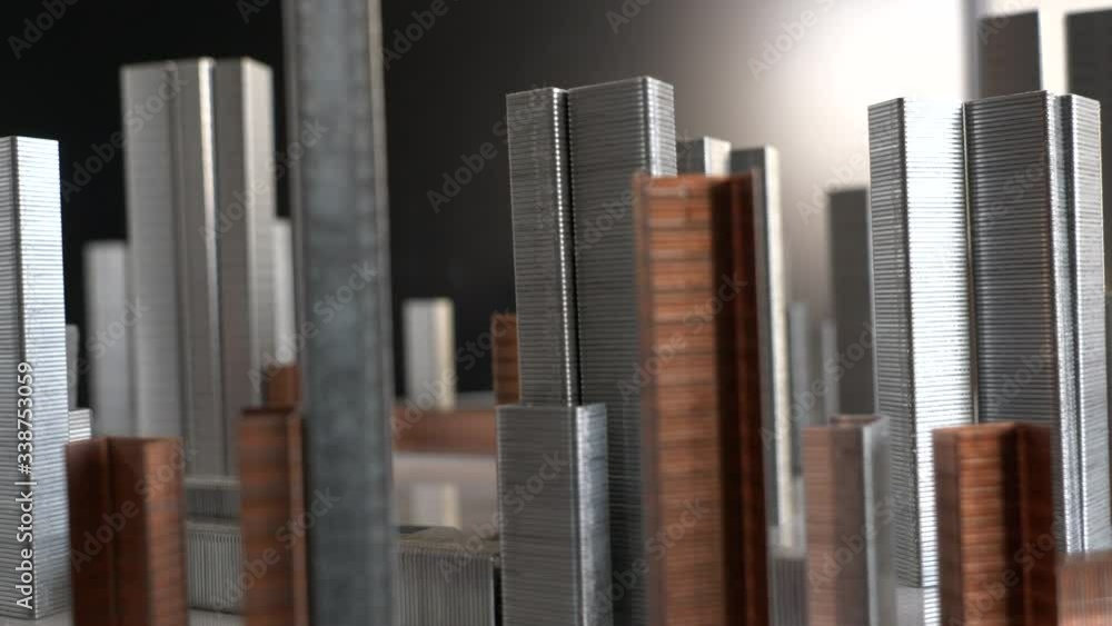 Abstract perspective of modern cityscape Abstract perspective of modern cityscape