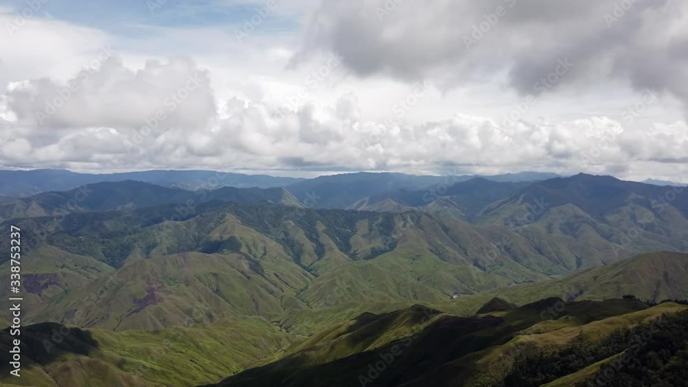 Papua New Guinea, view of the mountains from a helicopter. Papua New Guinea, view of the mountains from a helicopter.