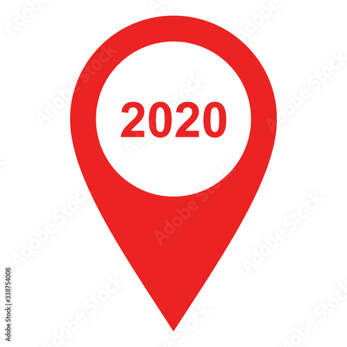 Free Download Jahr 2020 und Kartenmarkierung - GFXLoad