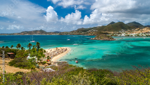 Ilet Pinel à Saint-Martin, Caraïbes.