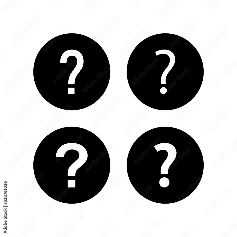 Question Icons set. Question mark sign. help icon. Faq Question Icons set. Question mark sign. help icon. Faq
