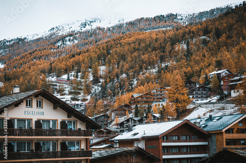 Beautiful Switzerland Landscape in Autumn