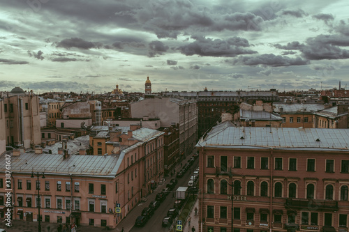 Rooftop view of Petersburg