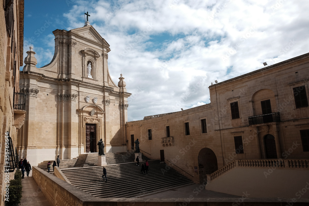 The Cathedral of the Assumption in Victoria, Gozo, Malta