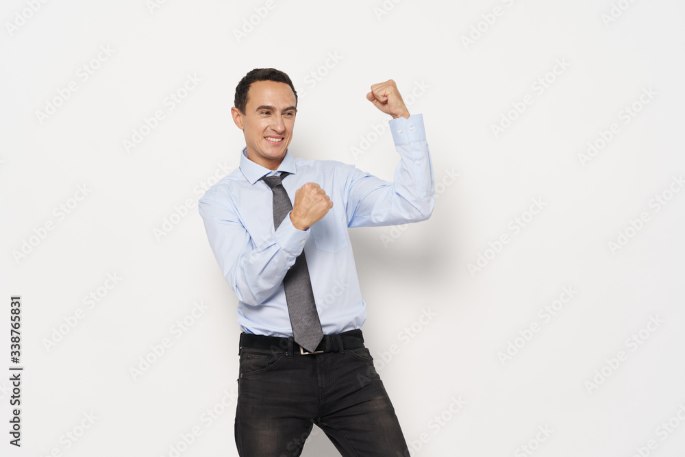 young businessman pointing at you young businessman pointing at you