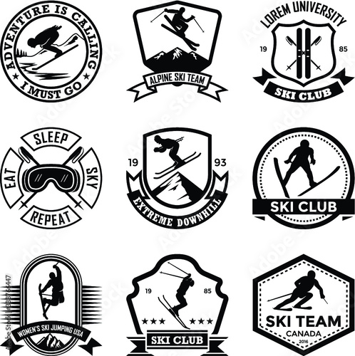 Ski Jumping Badges