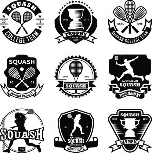 Squash Badges