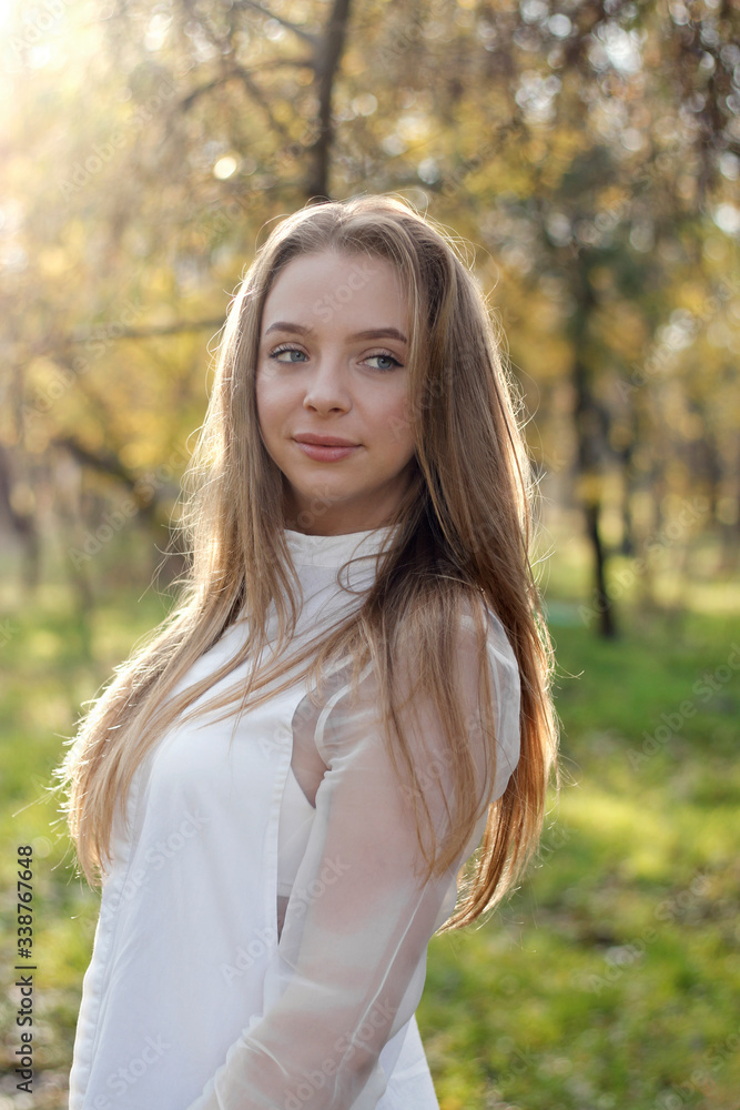 cute sunny girl portrait cute sunny girl portrait