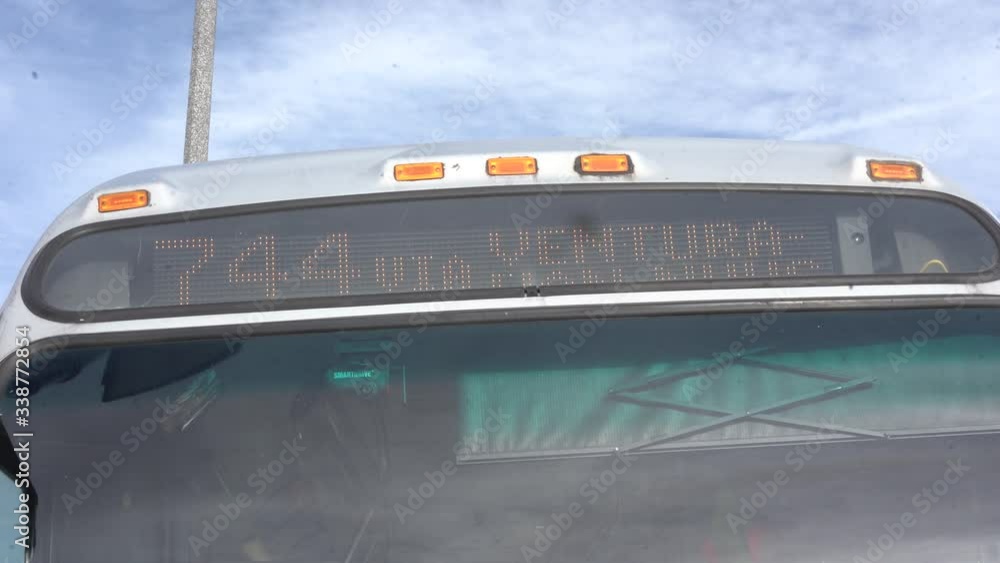 Kobe Bryant Memorial bus headsign