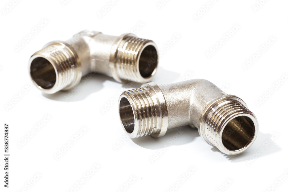 Plumbing inlet pipe valve, isolated on white background - IMAGE Plumbing inlet pipe valve, isolated on white background - IMAGE