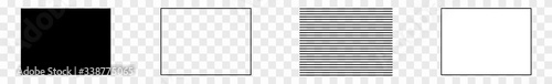 Colorado Map Black | State Border | United States | US America | Transparent Isolated | Variations