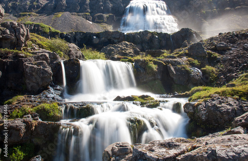 Dynjandi Wasserfall  in den Westfjorden in Island