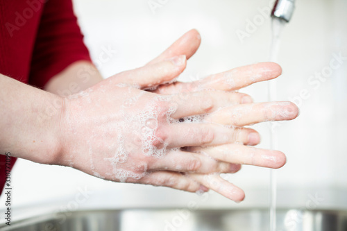 Washing hands